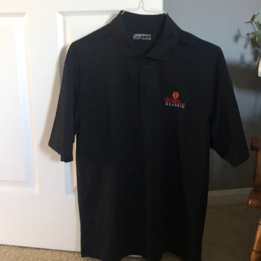 Nike Golf Black Short Sleeve Golf Shirt